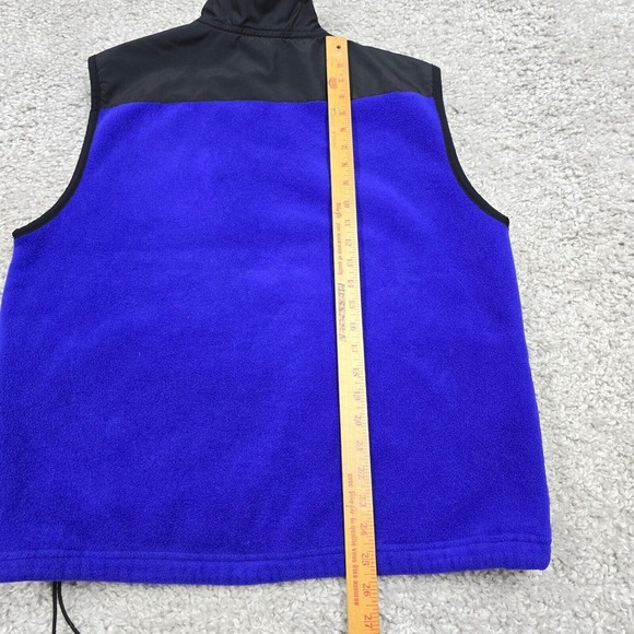 Vintage LL Bean Vest Mens Medium Purple Full Zip USA Outdoors Hiking READ - Picture 8 of 9